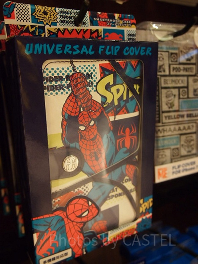 スパイダーマンコミック風スマホケース