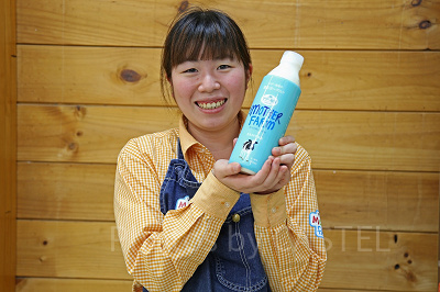 山の上売店の池田さんが太鼓判を押す人気商品は「飲むヨーグルト」