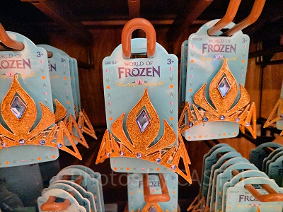 香港ディズニーアナ雪グッズ：エルサの王冠風ヘアクリップ