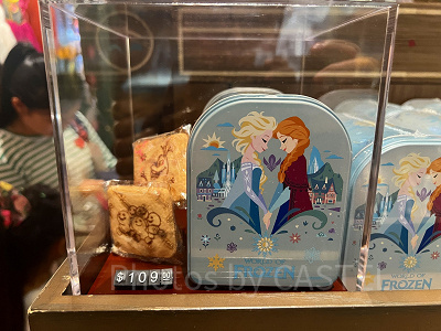 香港ディズニーアナ雪グッズ：おせんべい