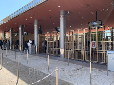 USJの手荷物検査場