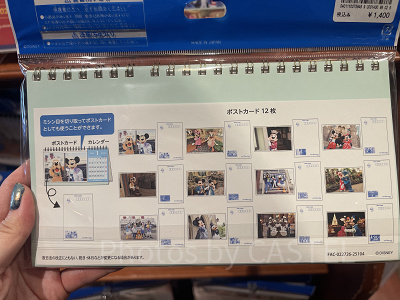 卓上カレンダーミッキーマウスと仲間たち（実写）