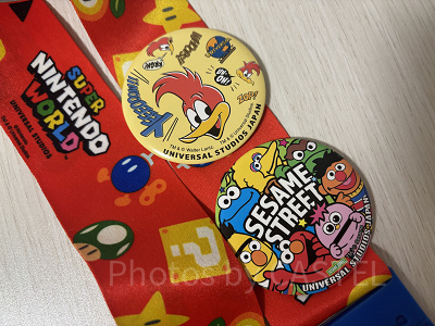 ユニバのカーニバルゲームでもらえる缶バッジ