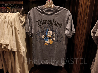 アナハイムディズニー服：ドナルドダックTシャツ