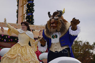 東京ディズニーランドで会えるビースト。優しい瞳をしていますね！