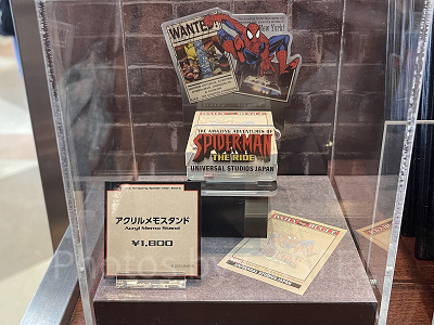 USJ スパイダーマン　 メモスタンド2005年製 USJ】スパイダーマン・ザ・ライドのファイナルグッズまとめ