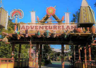 アドベンチャーランドの入り口