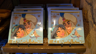 アラジンとジャスミンのミニタオル