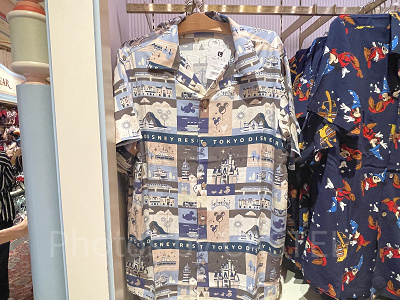 東京ディズニーリゾートアイコンのアロハシャツ