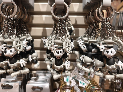 アナハイムディズニーのキーチェーン：蒸気船ウィリーのキーチェーン