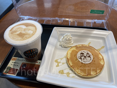 アクアリウムココアとパンケーキ