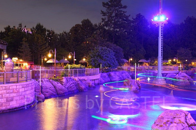 アクアトピア夜のライトアップ