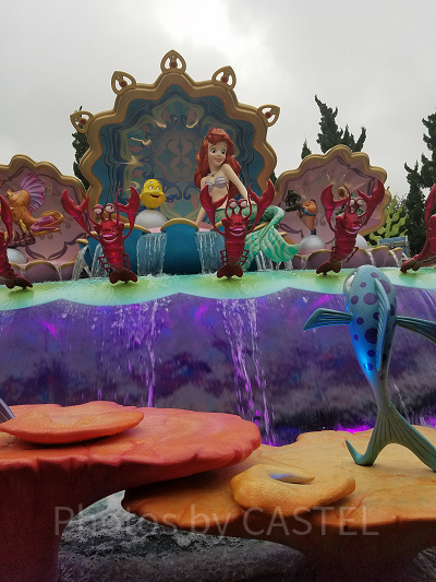 アリエルのシーン。その他にも歴代プリンセスがたくさん出てきます！