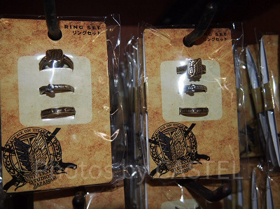 進撃の巨人リングセット