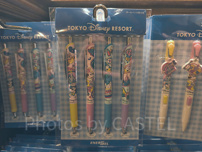 ボールペン〈エナージェル〉セット(パークモチーフグッズ)