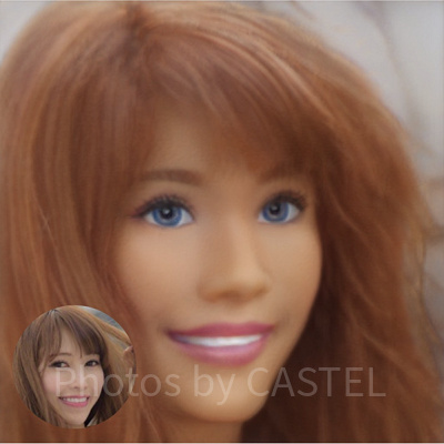 バービー風の加工