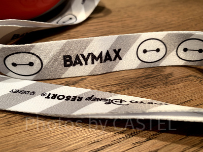 ベイマックスのポップコーンバケットのストラップ