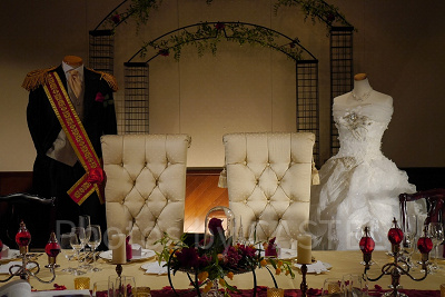 美女と野獣風結婚式