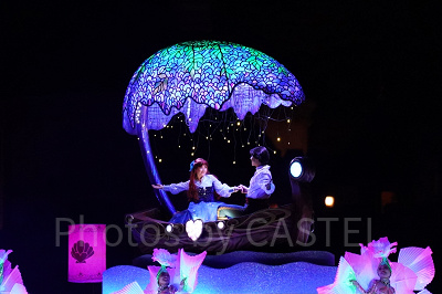 ビリーヴ：ディズニープリンセスのシーンのアリエルとエリック