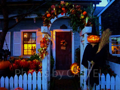 ハロウィーン時期のケープコッド