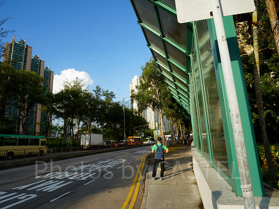 香港ディズニー周辺格安ホテル：ランブラーガーデンホテルへの徒歩ルート①
