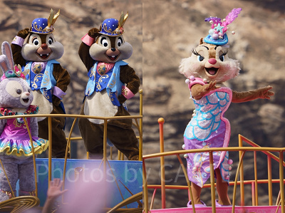 チップとデール（お着替え後）