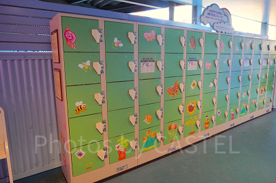 ワンダーランドにある出し入れ自由なコインロッカー