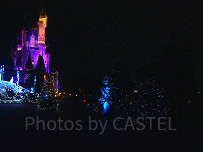 アナと雪の女王フロート前のダンサー