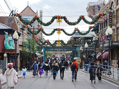 ディズニーシーの2022年12月の混雑状況