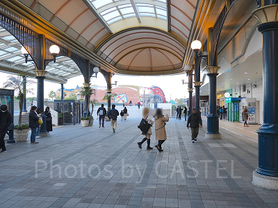 12月ディズニーランド混雑レポ：舞浜駅改札前