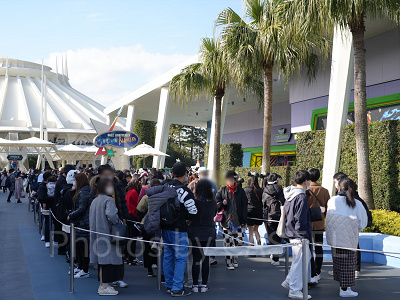 12月ディズニーランド混雑レポ：アトラクションの待ち時間