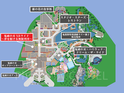 鬼滅の刃XRライドの場所