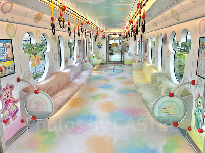 体験レポ】カラフルハピネスライナーに乗ってみた！ダッフィー