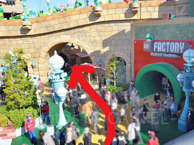 USJドンキーコングエリアの行き方道順