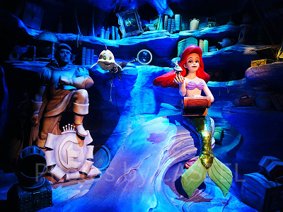 ディズニーカルフォルニアアドベンチャーのアトラクション：リトル・マーメイド：アリエルのアンダーシー・アドベンチャー