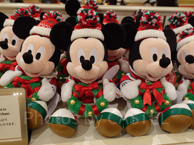 新品 ミッキー&ミニー 2025 クリスマス ぬいぐるみ セット ペア