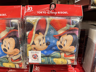 ディズニークリスマスグッズ2023：ウォッシュタオル 2023年11月07日(火)発売