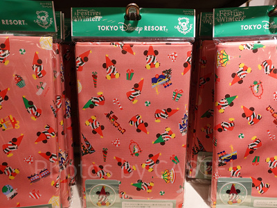 ディズニー・クリスマス・リルリンリングッズ：カットクロス ワッペン付き