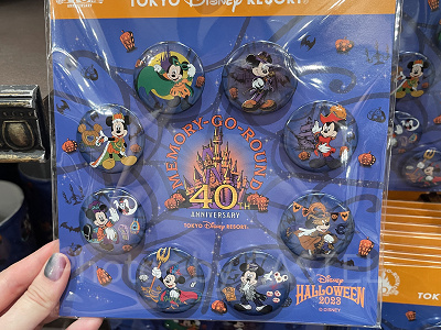 ディズニーハロウィングッズ2023：カンバッジセット 2023年09月14日(木)発売