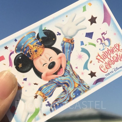 ディズニー35周年のチケット情報！限定デザイン・値段・種類