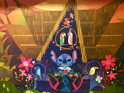 ディズニーホテルのスティッチ