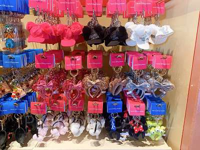 ディズニーキーチェーン（ヘアアクセサリーシリーズ）