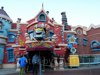 カリフォルニアアナハイムディズニーのアトラクション：ロジャーラビットのカートゥーンスピン