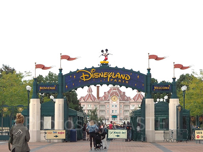 ディズニーランド・パリのエントランス