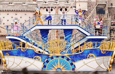 ディズニーシー5周年アニバーサリーのコスチューム