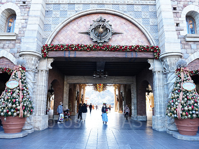 ディズニーシーのクリスマスモデルコース