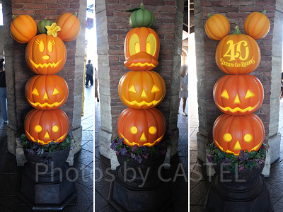 ディズニーシーのハロウィンデコレーション（エントランス）