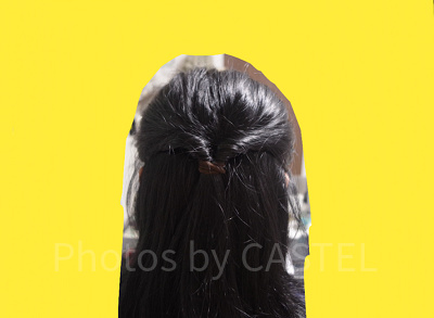 うしろでくるりんぱをする