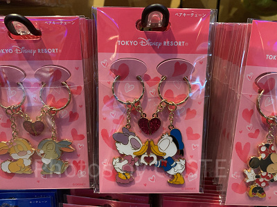 ドナルド＆デイジーキスペアキーチェーン