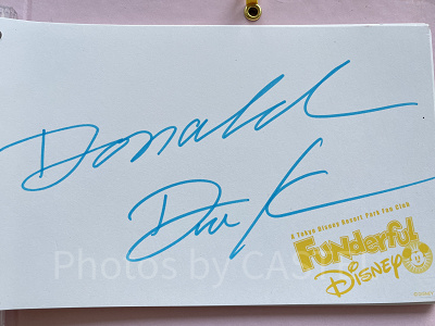 ディズニーキャラクターサイン18連発！レアなサインも！